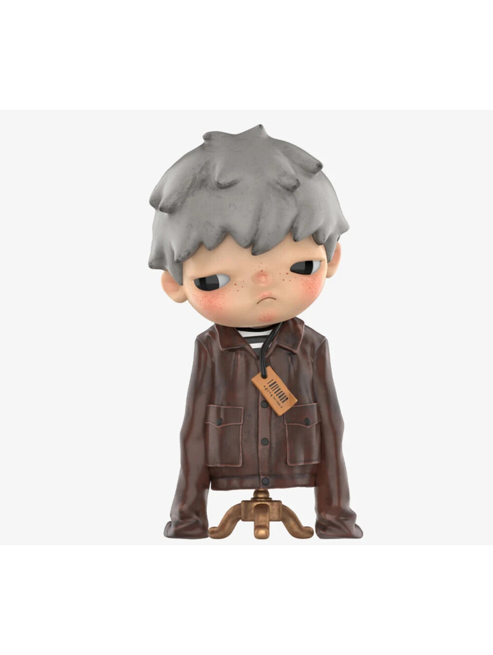 POP MART Hirono Reshape Blind Box Confirmed Figure - "Costume" Gray Hair